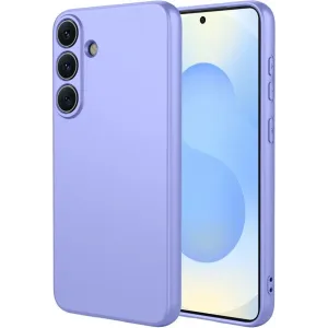 Phonesta Soft Silk Silicone Back Cover hoesje voor Samsung Galaxy S26 Plus - Paars