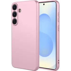 Phonesta Soft Silk Silicone Back Cover hoesje voor Samsung Galaxy S26 Plus - Roze