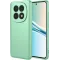 Phonesta Soft Silk Silicone Back Cover hoesje voor Xiaomi Redmi Note 15 4G/5G / Xiaomi Poco M8 - Matcha Green