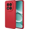 Phonesta Soft Silk Silicone Back Cover hoesje voor Xiaomi Redmi Note 15 Pro 5G - Rood
