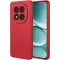 Phonesta Soft Silk Silicone Back Cover hoesje voor Xiaomi Redmi Note 15 Pro 5G - Rood
