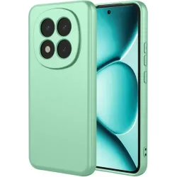 Phonesta Soft Silk Silicone Back Cover hoesje voor Xiaomi Redmi Note 15 Pro Plus / Xiaomi Poco M8 Pro - Matcha Green