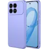 Phonesta Soft Silk Silicone Back Cover hoesje voor Xiaomi Poco F8 Pro - Paars