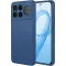 Phonesta Soft Silk Silicone Back Cover hoesje voor Xiaomi Poco F8 Ultra - Donkerblauw