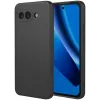 Phonesta Soft Silk Silicone Back Cover hoesje voor Google Pixel 10a - Zwart