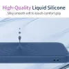 Phonesta Soft Silk Silicone Back Cover hoesje voor HONOR 400 Smart - Donkerblauw 5