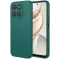 Phonesta Soft Silk Silicone Back Cover hoesje voor HONOR 400 Smart - Donkergroen