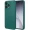 Phonesta Soft Silk Silicone Back Cover hoesje voor Oppo Reno15 - Donkergroen