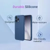 Phonesta Soft Silk Silicone Back Cover hoesje voor Oppo Reno15 - Donkergroen 2