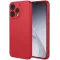 Phonesta Soft Silk Silicone Back Cover hoesje voor Oppo Reno15 - Rood