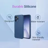 Phonesta Soft Silk Silicone Back Cover hoesje voor Oppo Reno15 Pro - Donkerblauw 2