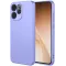 Phonesta Soft Silk Silicone Back Cover hoesje voor Oppo Reno15 Pro Max - Paars