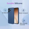 Phonesta Soft Silk Silicone Back Cover hoesje voor Oppo Reno15 Pro Max - Paars 2