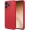 Phonesta Soft Silk Silicone Back Cover hoesje voor Oppo Reno15 Pro Max - Rood