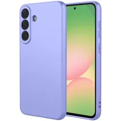 Phonesta Soft Silk Silicone Back Cover hoesje voor Samsung Galaxy A57 - Paars