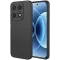 Phonesta Soft Silk Silicone Back Cover hoesje voor Xiaomi 17 - Zwart