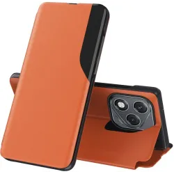 Phonesta Smart Side View Book Case hoesje voor HONOR 400 Lite - Oranje