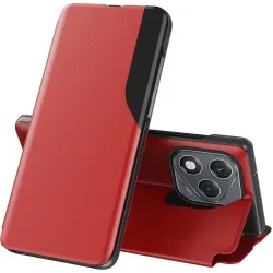 Phonesta Smart Side View Book Case hoesje voor HONOR 400 Lite - Rood