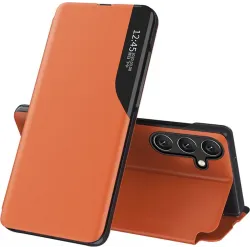 Phonesta Smart Side View Book Case hoesje voor Samsung Galaxy A15 4G/5G - Oranje