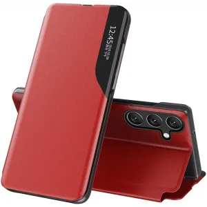 Phonesta Smart Side View Book Case hoesje voor Samsung Galaxy A15 4G/5G - Rood