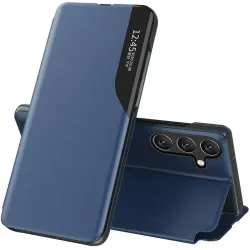 Phonesta Smart Side View Book Case hoesje voor Samsung Galaxy A35 - Blauw