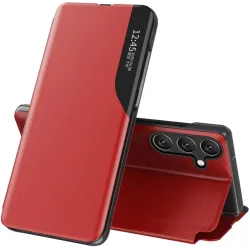 Phonesta Smart Side View Book Case hoesje voor Samsung Galaxy A35 - Rood