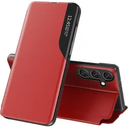 Phonesta Smart Side View Book Case hoesje voor Samsung Galaxy A55 - Rood