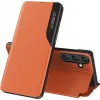 Phonesta Smart Side View Book Case hoesje voor Samsung Galaxy S24 FE - Oranje 0