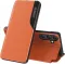 Phonesta Smart Side View Book Case hoesje voor Samsung Galaxy S25/S24 - Oranje