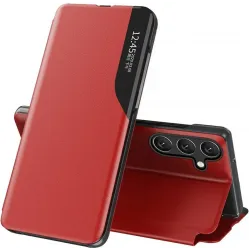 Phonesta Smart Side View Book Case hoesje voor Samsung Galaxy A36/A56 - Rood