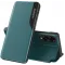 Phonesta Smart Side View Book Case hoesje voor Samsung Galaxy S25 Edge - Groen