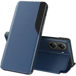 Phonesta Smart Side View Book Case hoesje voor Xiaomi Poco X7 Pro - Blauw
