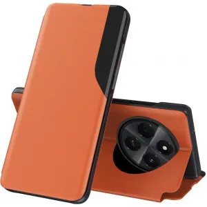 Phonesta Smart Side View Book Case hoesje voor Xiaomi Redmi 14C / Xiaomi Poco C75 - Oranje