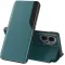 Phonesta Smart Side View Book Case hoesje voor HONOR 400 - Groen