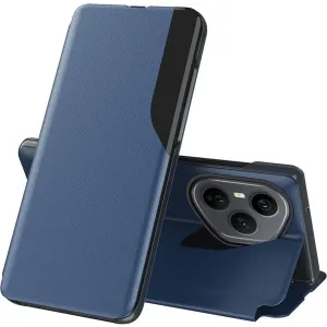 Phonesta Smart Side View Book Case hoesje voor HONOR 400 Pro - Blauw