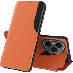 Phonesta Smart Side View Book Case hoesje voor HONOR 400 Pro - Oranje