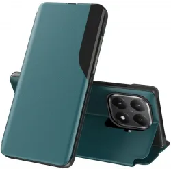Phonesta Smart Side View Book Case hoesje voor Xiaomi 15T Pro - Groen