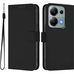 Phonesta Soft Skin Book Wallet Case hoesje voor Xiaomi Redmi Note 13 Pro - Zwart