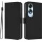 Phonesta Soft Skin Book Wallet Case hoesje voor Oppo A60 4G - Zwart
