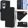 Phonesta Soft Skin Book Wallet Case hoesje voor Oppo A60 4G - Zwart 2