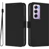 Phonesta Soft Skin Book Wallet Case hoesje voor Oppo Reno12 Pro - Zwart 0