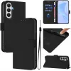 Phonesta Soft Skin Book Wallet Case hoesje voor Samsung Galaxy A25 - Zwart 2