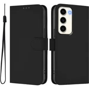 Phonesta Soft Skin Book Wallet Case hoesje voor Samsung Galaxy S23 - Zwart