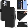 Phonesta Soft Skin Book Wallet Case hoesje voor Apple iPhone 16 Pro Max - Zwart 2