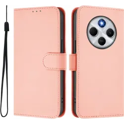 Phonesta Soft Skin Book Wallet Case hoesje voor Xiaomi Redmi 14C / Xiaomi Poco C75 - Chalk Pink