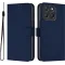 Phonesta Soft Skin Book Wallet Case hoesje voor Motorola Moto G17/G17 Power/G15/G15 Power - Donkerblauw