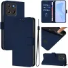 Phonesta Soft Skin Book Wallet Case hoesje voor Motorola Moto G17/G17 Power/G15/G15 Power - Donkerblauw 2