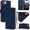Phonesta Soft Skin Book Wallet Case hoesje voor Apple iPhone 17e/16e - Donkerblauw 2