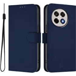 Phonesta Soft Skin Book Wallet Case hoesje voor OnePlus 13R - Donkerblauw