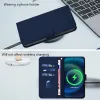 Phonesta Soft Skin Book Wallet Case hoesje voor Oppo Reno13 F 4G/5G / Reno13 FS 5G - Donkerblauw 7
